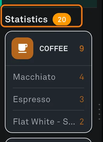 Statistics count reducing after an item is bumped